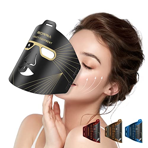 Iborria Led Gesichtsmaske Mit Rotlichttherapie Led Maske Lichttherapie