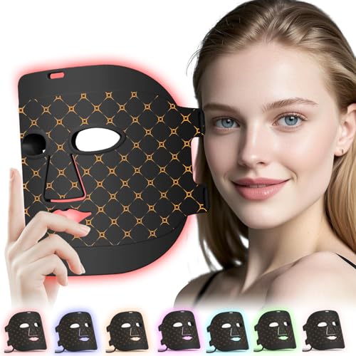 Led Gesichtsmaske Lichttherapie Rrziom 7 Farben Rotlicht Ger