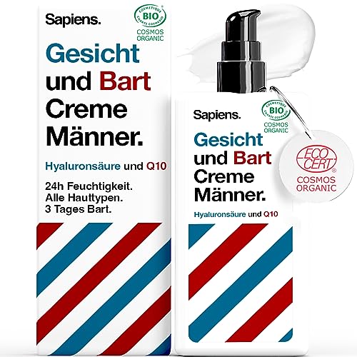 Sapiens Gesichtscreme M Nner 80 Ml Bio Feuchtigkeitscreme