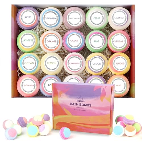 20 St Ck Badekugeln Sch Umendes Geschenkset Organische