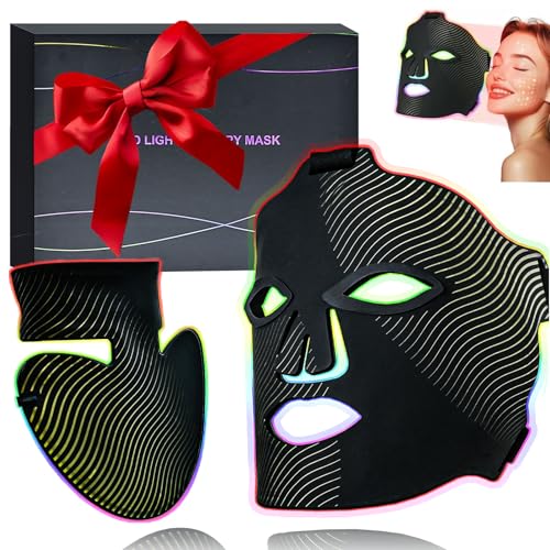 Led Gesichtsmaske Mit Rotlichttherapie Infrarot 7 Farben Lichttherapie