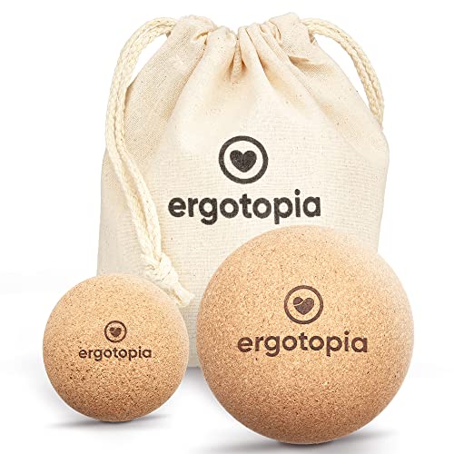 Ergotopia Faszienball Aus Antibakteriellem Langlebigem Kork Umweltfreundlicher Massageball