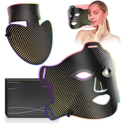 7 Farben Led Maske Gesicht Hals Lichttherapie Gesichtspflegeger