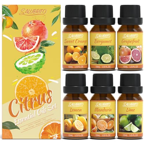 Salubrito Zitrus Therische Le Set Naturrein Zitrusd Fte