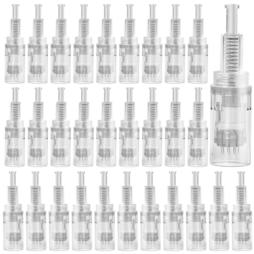 30 Pcs Microneedling 12 Pins Microneedling Nadeln Microneedling