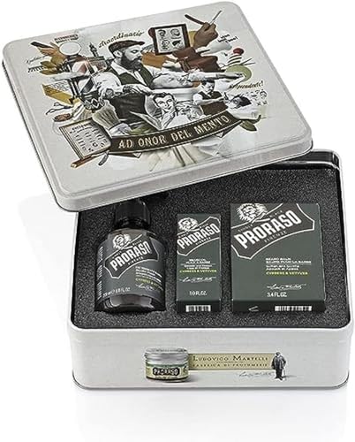 Proraso Bartpflege Trio Set Cypress And Vetyver 3er