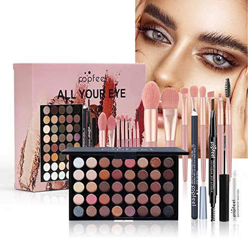 Joyeee 40 Farben Lidschatten Palette Schmink Geschenkset Professionelles