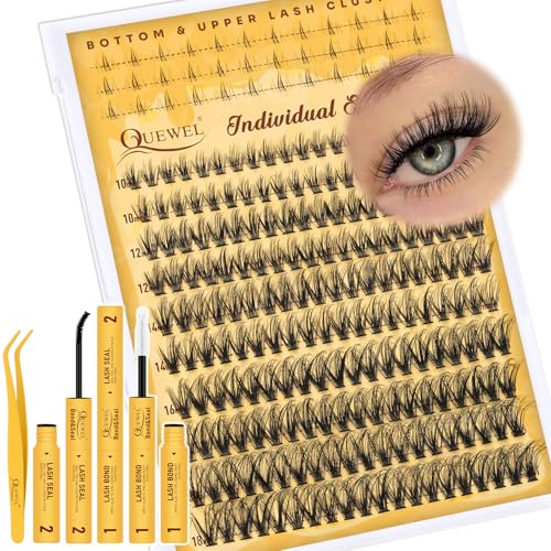 Quewel Wimpern Extensions Mit Feinen 10 18mm Unteren