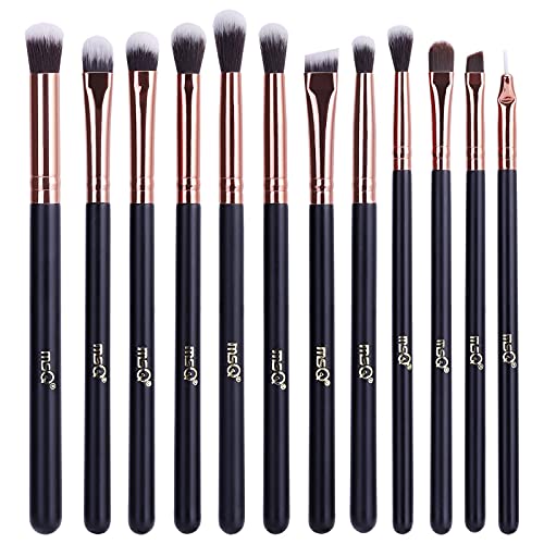 Msq 12pcs Augen Make Up Pinsel Rauchig Lidschatten