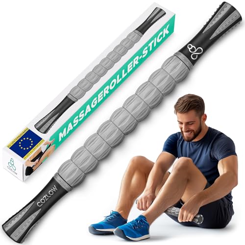 Muskelroller Stick Grau Schwarz K Rpermassageger T Mit