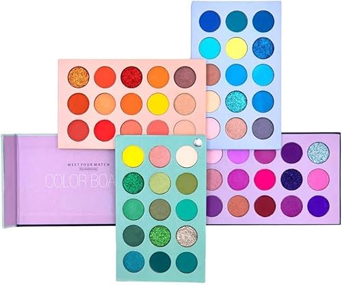 60 Farben Lidschatten Palette 4 In 1 Karton