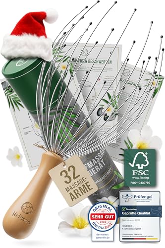 Heldson Kopfmassage Spinne Fsc 100 Wichtelgeschenk Kopfmassageger T