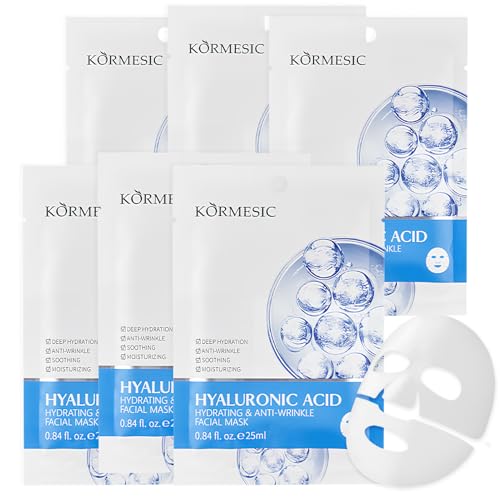 6 St Ck Hyaluron Maske Gesicht Hyaluron Hydrogel