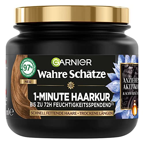Garnier Wahre Sch Tze Ausgleichende Charcoal Haarmaske Haarkur