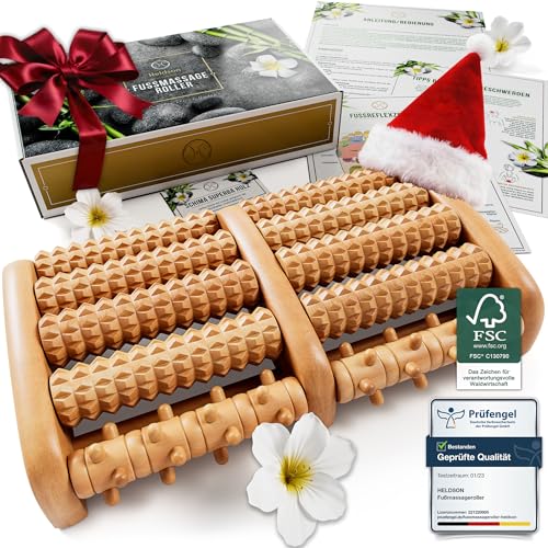 Heldson Fu Massageroller Holz Fsc 100 Fu Massageger