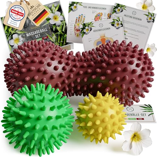 Heldson Premium Massageball 3er Set Inkl Peanut Ball