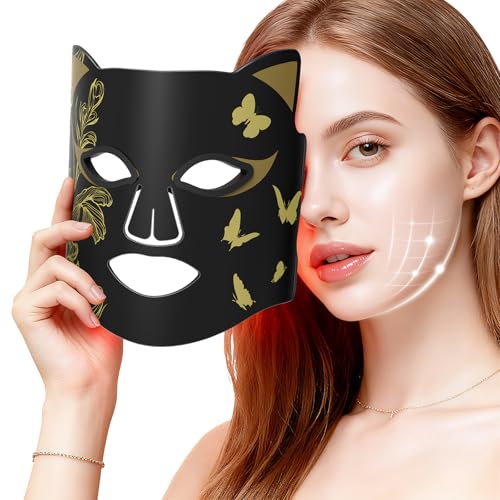 Led Gesichtsmaske Mit Rotlichttherapie 7 1led Lichttherapie Maske