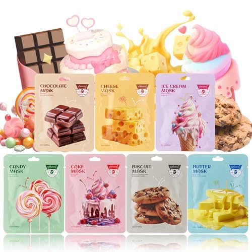 7 St Ck Tuchmasken Gesicht Gesichtsmaske Frauen Kinder