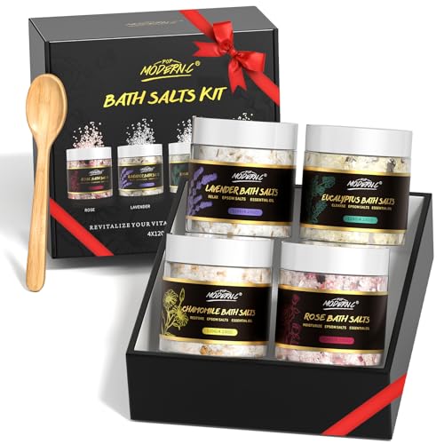 Epsom Badesalz Geschenkset Zum Einweichen 4 Teiliges Badesalz