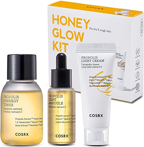 Cosrx Honigglitter Koreanisches Hautpflegeset Mit Propolis Gesichtswasser Serum