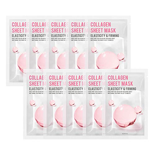 Paket Von 10 Eunyul Purity Gesichtstuchmasken Kollagen 10