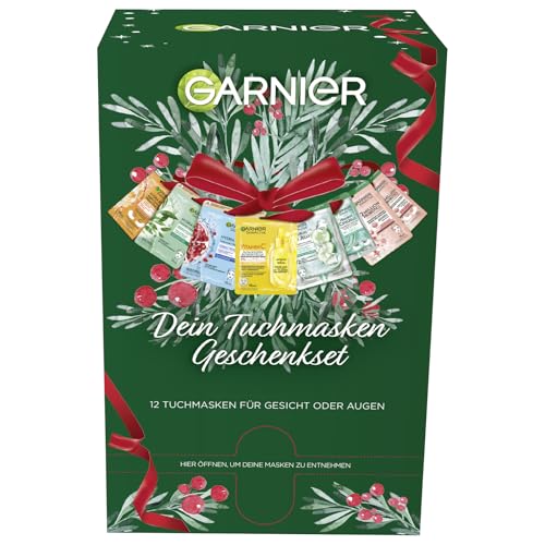 Garnier Adventskalender Tuchmasken Set Beauty Set Mit Sheet