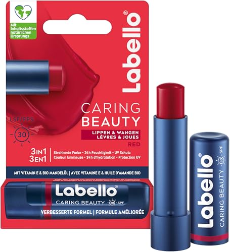 Labello Caring Beauty Red Lippenpflegestift Mit Farbe Und