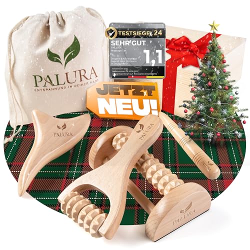 Palura Massage Set Holz Massageger T Maderotherapie Gua