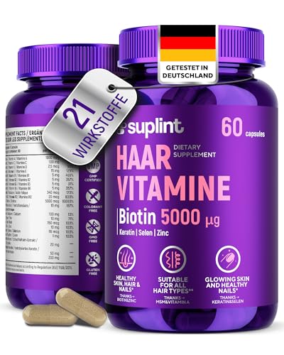 Haar Vitamine Mit Biotin Hochdosiert 5000 Mcg Haarvitamine