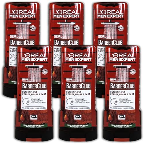 6 Er Pack Loreal Men Expert Duschgel Barber