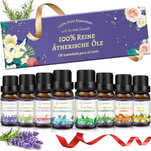 Therische Le Set 8x10ml Aromatherapie Duft L Kleine