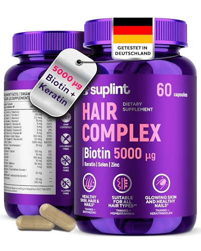 Haar Vitamine Mit Biotin Hochdosiert 5000 Mcg Haarvitamine