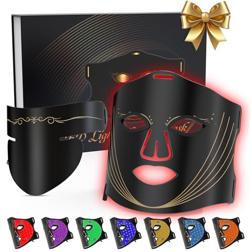 Led Gesichtsmaske Halsmaske Mit Rotlichttherapie Mit 65 Perlen