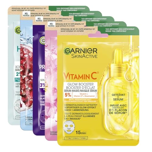 Garnier Skinactive Tuchmasken Set Tuchmasken F R Das