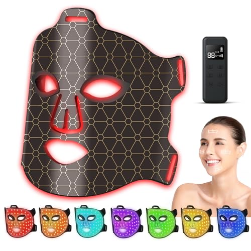 Led Lichttherapie Gesichts 7 Farben Rotlichttherapie Gesicht Mit