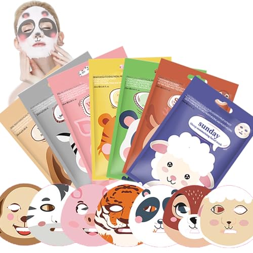 Tuchmasken Gesicht Feuchtigkeitsspendende Gesichtsmasken Set F R Teenager