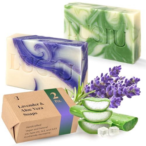 Lubiu Naturseife Duo Lavendelseife Aloe Vera Seife Ohne