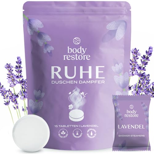 Body Restore Duschdampfer Aromatherapie 15er Pack Adventskalender F