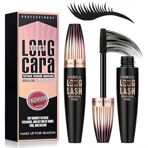 Ehiog 4d Silk Fiber Wimperntusche 4d Wimperntusche Schwarz