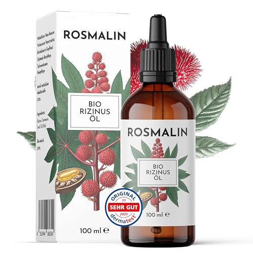 Rosmalin Rizinus L Kaltgepresst Bio Castor Oil Organic