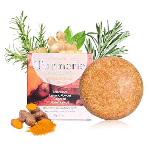 Shefave Kurkuma Shampoo Bar Turmeric Haarwuchs Soap Anti