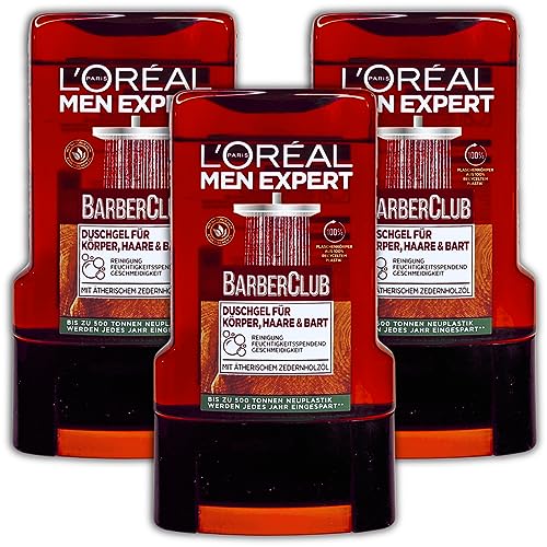 3 Er Pack Men Expert Duschgel Barber Club