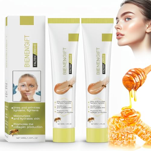 2 St Ck Bienengift Anti Falten Creme Feuchtigkeitsspendende