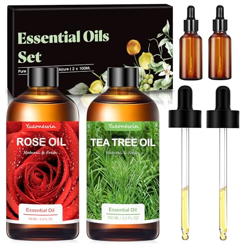 Therische Le Set Mit Rosen L 100ml Teebaum
