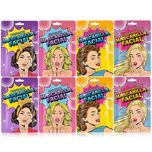 Archidate 8 St Ck Tuchmasken Gesicht Feuchtigkeitsspendende Gesichtsmaske