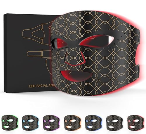Kimtar Led Gesichtsmaske Mit Infrarot 7 Farben Lichttherapie